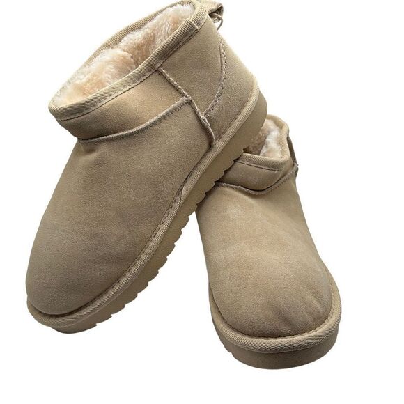 CUSHIONAIRE Women's pull on boot 8 SAND - Picture 7 of 7